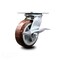 Service Caster 6 Inch Heavy Duty Polyurethane Caster with Roller Bearing and Brake SCC SCC-35S620-PPUR-SLB - alternate 1
